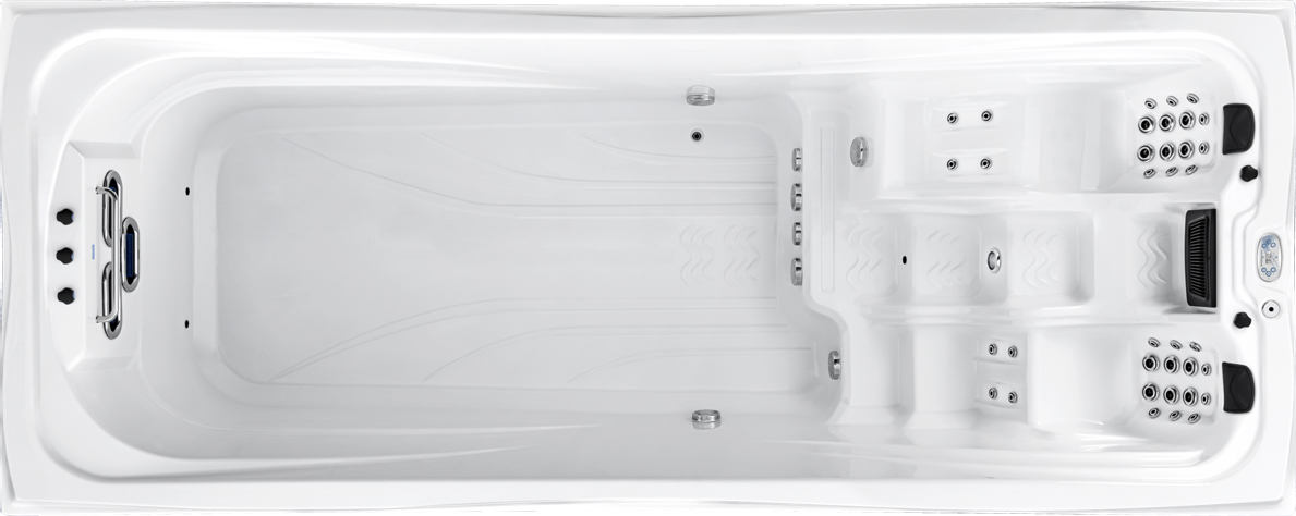 Swim-Spa Premium Draufsicht